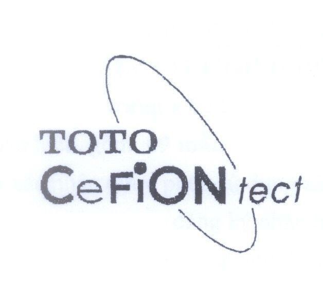 Mẫu nhãn hiệu TOTO CeFiON tect