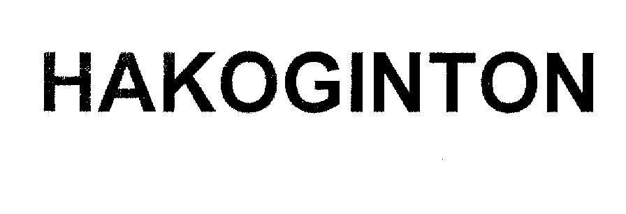 Mẫu nhãn hiệu HAKOGINTON