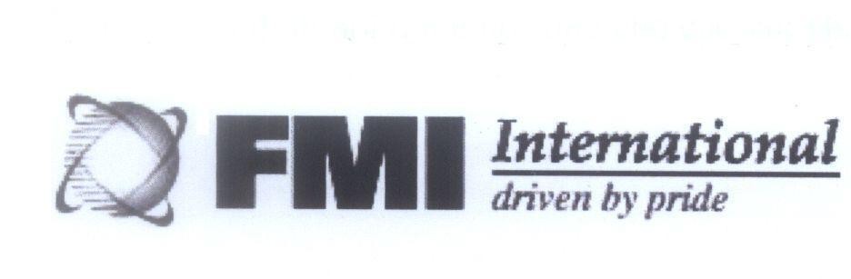 Mẫu nhãn hiệu FMI international driven by pride