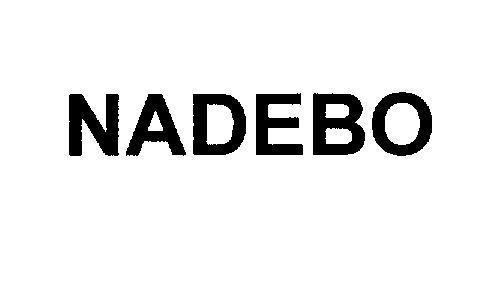 Mẫu nhãn hiệu NADEBO
