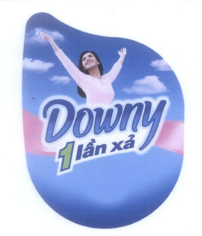 Mẫu nhãn hiệu Downy 1 lần xả