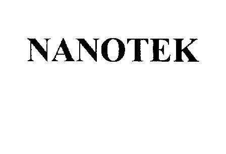 Mẫu nhãn hiệu NANOTEK