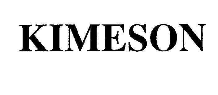 Mẫu nhãn hiệu KIMESON