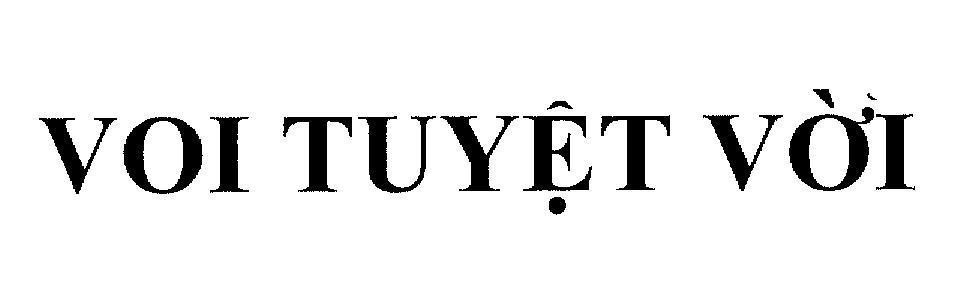 Mẫu nhãn hiệu Voi Tuyệt Vời