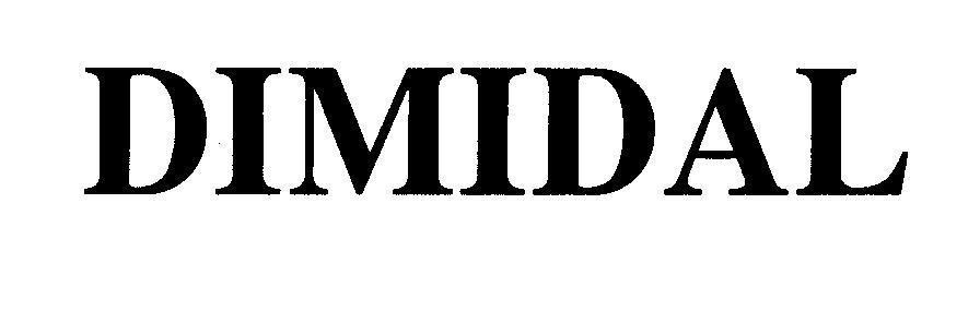 Mẫu nhãn hiệu DIMIDAL
