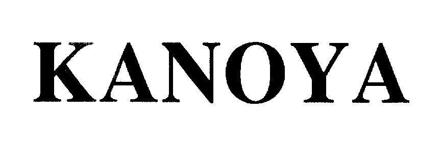 Mẫu nhãn hiệu KANOYA