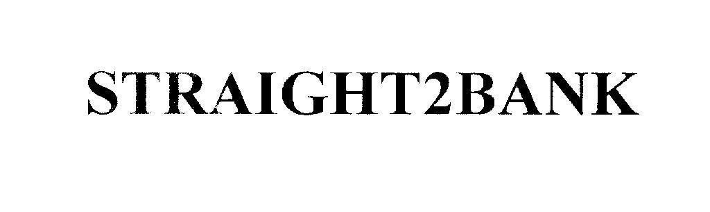 Mẫu nhãn hiệu STRAIGHT2BANK