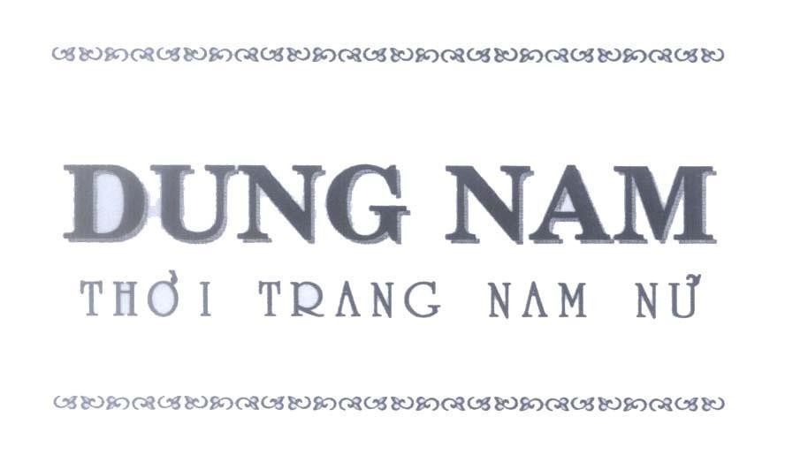 Mẫu nhãn hiệu DUNG NAM Thời Trang Nam Nữ