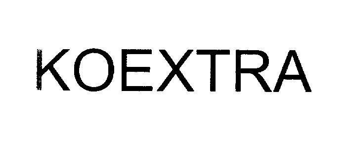 Mẫu nhãn hiệu KOEXTRA