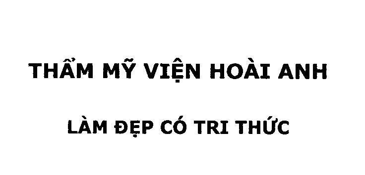 Mẫu nhãn hiệu Thẩm mỹ viện Hoài Anh Làm đẹp có tri thức