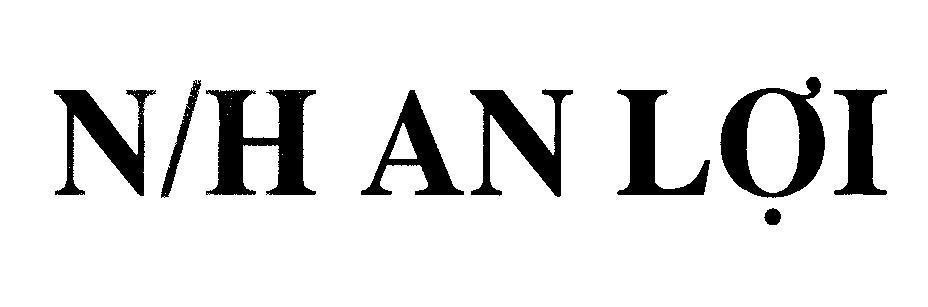 Mẫu nhãn hiệu N/H An Lợi