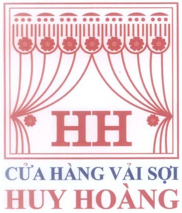 Mẫu nhãn hiệu HH Cửa Hàng Vải Sợi Huy Hoàng
