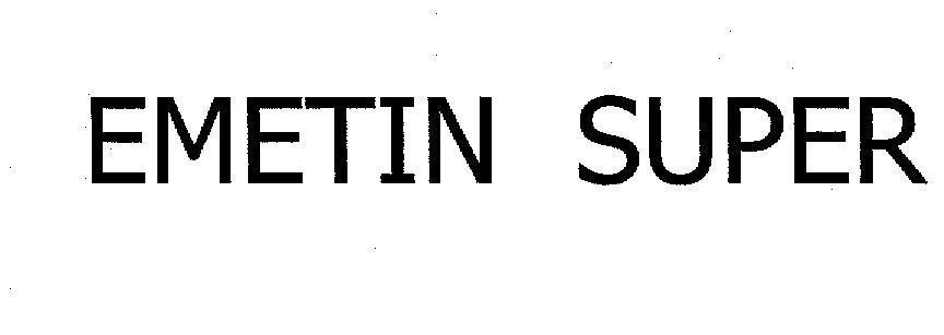 Mẫu nhãn hiệu EMETIN SUPER