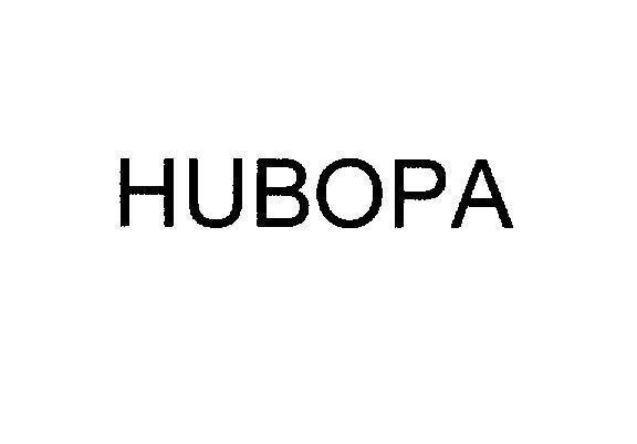 Mẫu nhãn hiệu HUBOPA