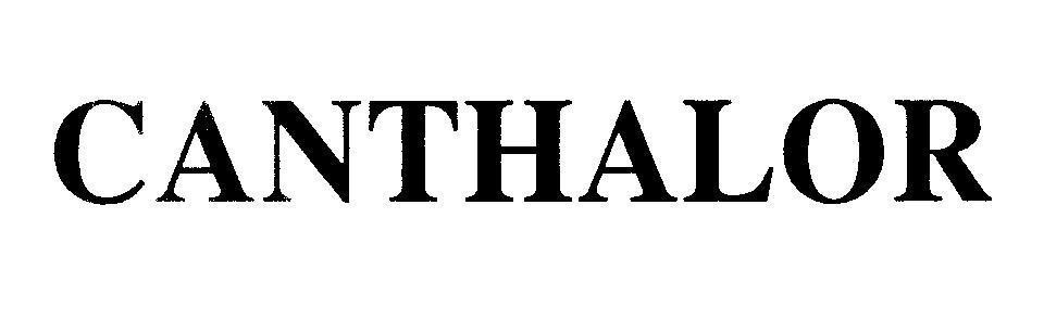 Mẫu nhãn hiệu CANTHALOR
