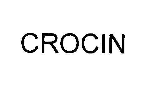 Mẫu nhãn hiệu CROCIN