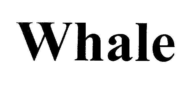 Mẫu nhãn hiệu Whale