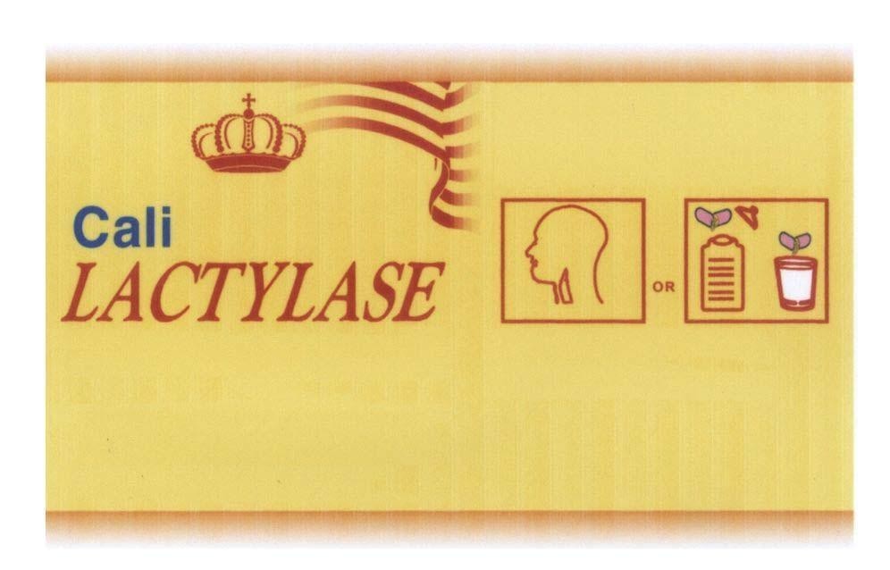 Mẫu nhãn hiệu Cali LACTYLASE