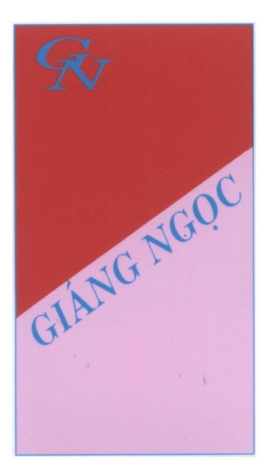 Mẫu nhãn hiệu GN G N Giáng Ngọc