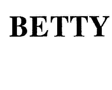 Mẫu nhãn hiệu BETTY