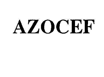 Mẫu nhãn hiệu AZOCEF