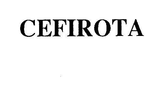 Mẫu nhãn hiệu CEFIROTA