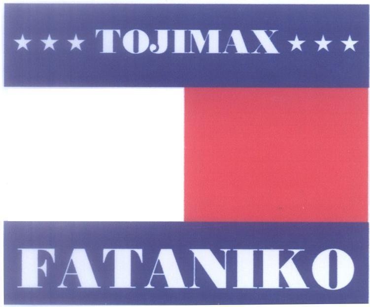 Mẫu nhãn hiệu TOJIMAX FATANIKO