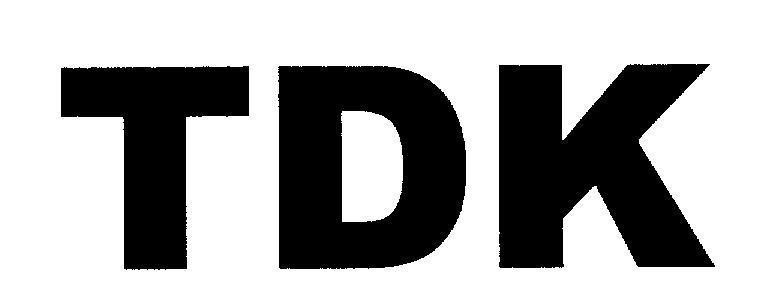 Mẫu nhãn hiệu TDK