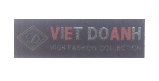 Mẫu nhãn hiệu D VIET DOANH HIGH FASHION COLLECTION