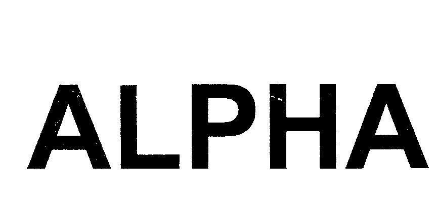 Mẫu nhãn hiệu ALPHA