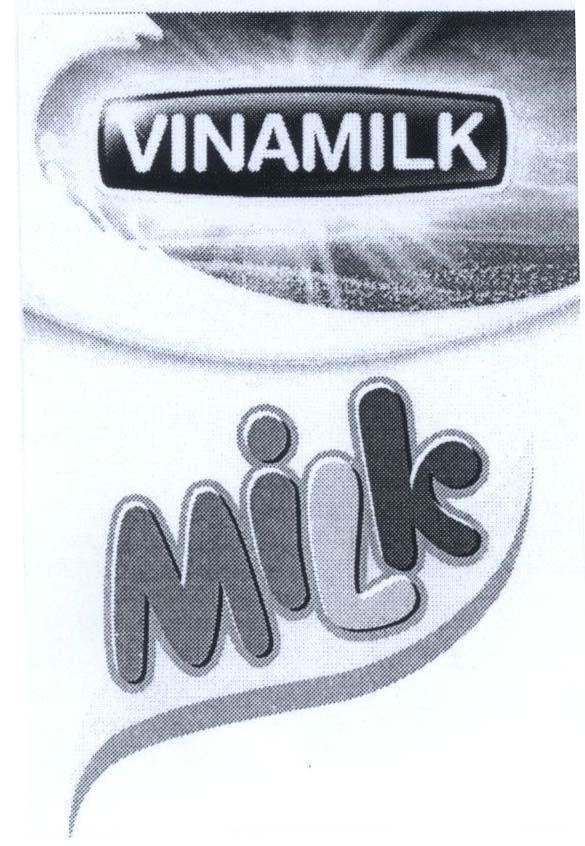 Mẫu nhãn hiệu VINAMILK Milk