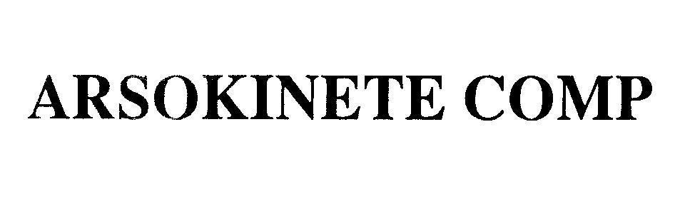 Mẫu nhãn hiệu ARSOKINETE COMP