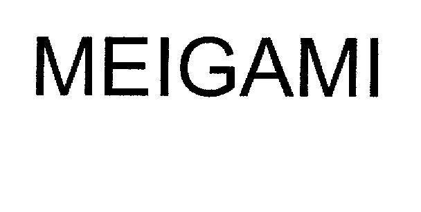 Mẫu nhãn hiệu MEIGAMI
