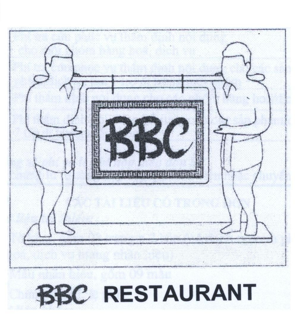 Mẫu nhãn hiệu BBC BBC RESTAURANT