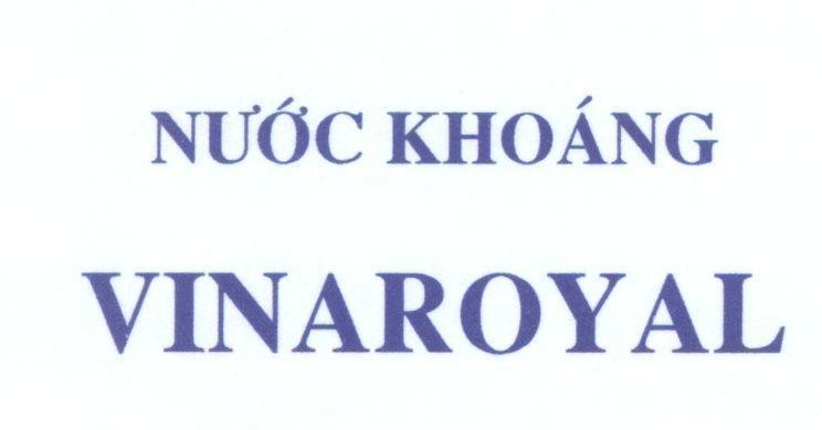 Mẫu nhãn hiệu Nước Khoáng VINAROYAL