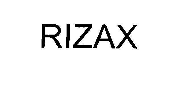 Mẫu nhãn hiệu RIZAX