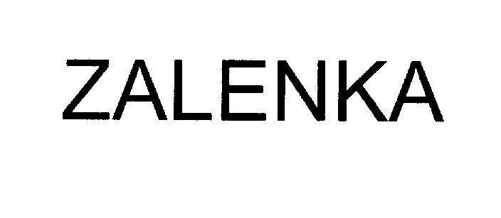 Mẫu nhãn hiệu ZALENKA