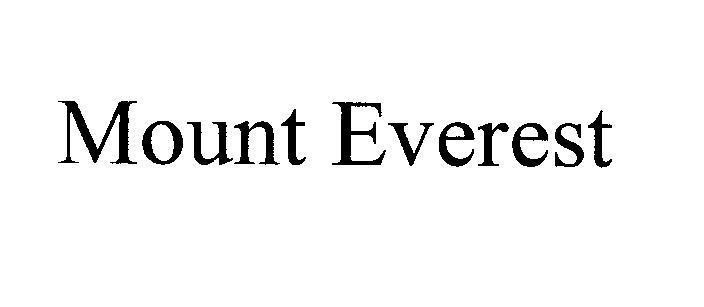 Mẫu nhãn hiệu Mount Everest