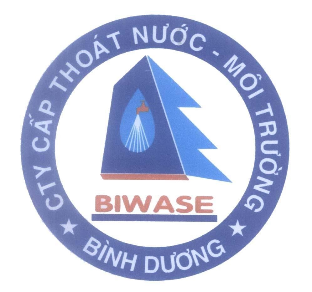 Mẫu nhãn hiệu BIWASE CTY Cấp Thoát Nước - Môi Trường Bình Dương