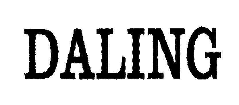 Mẫu nhãn hiệu DALING