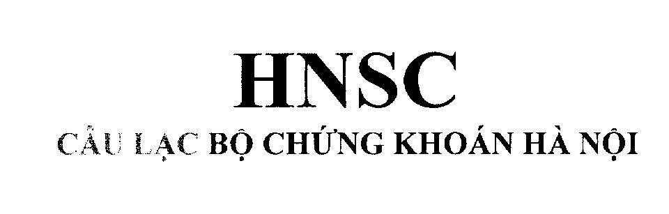 Mẫu nhãn hiệu HNSC Câu Lạc Bộ Chứng Khoán Hà Nội