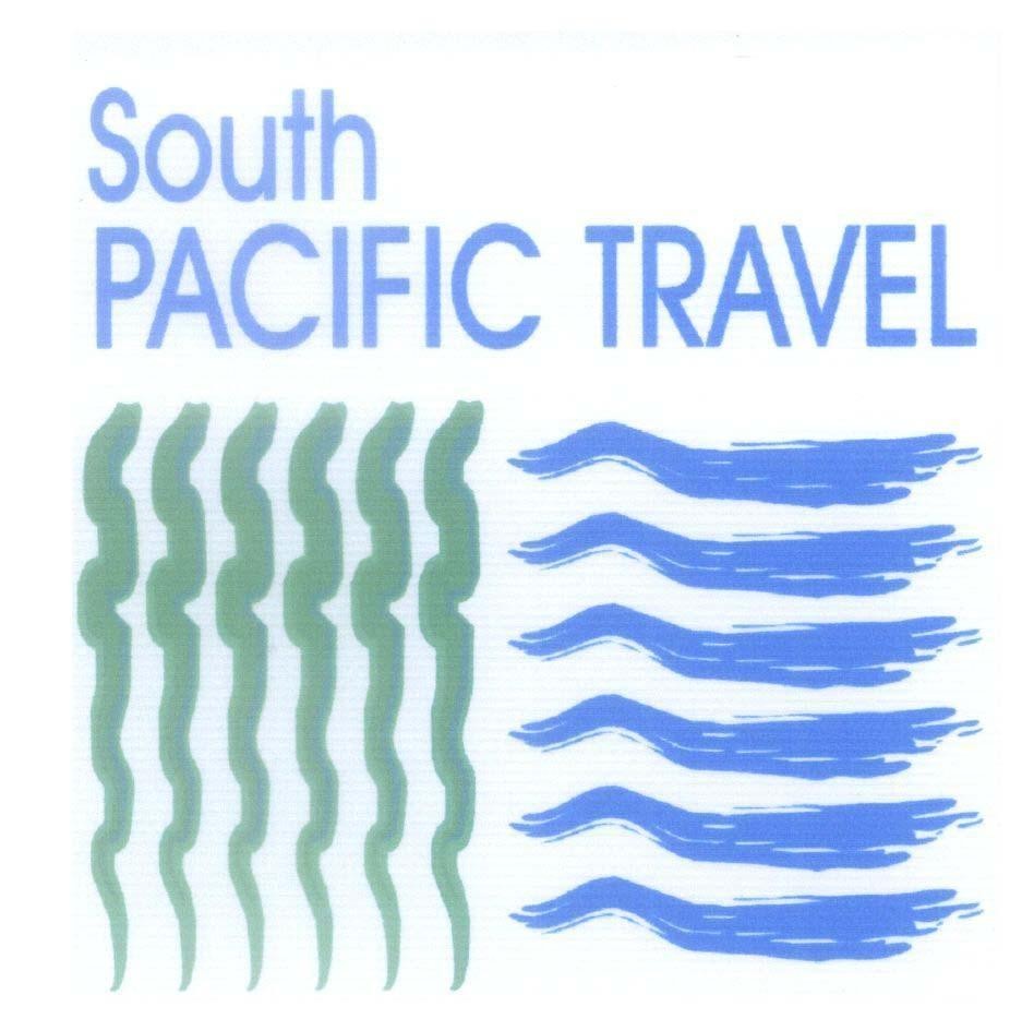 Mẫu nhãn hiệu South PACIFIC TRAVEL