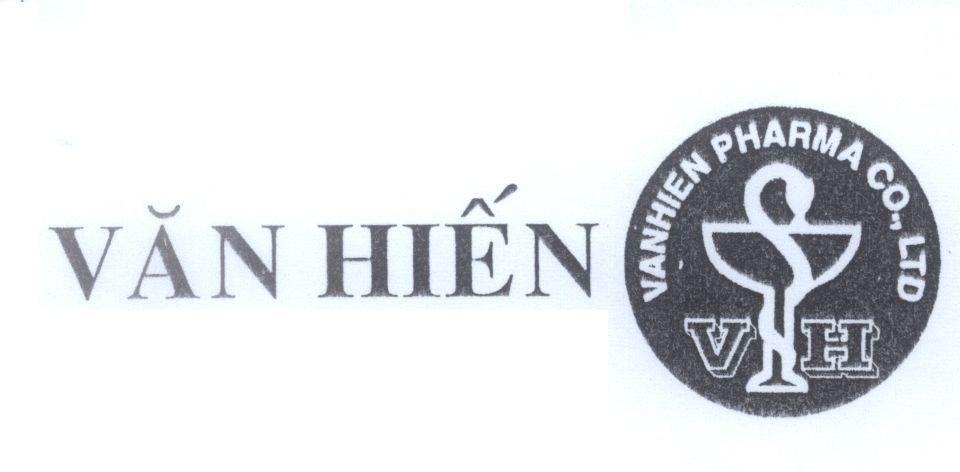 Mẫu nhãn hiệu Văn Hiến VH VANHIEN PHARMA CO.,LTD