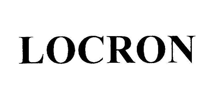 Mẫu nhãn hiệu LOCRON
