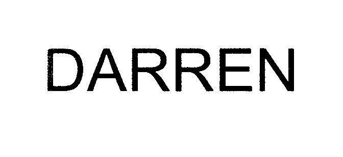 Mẫu nhãn hiệu DARREN