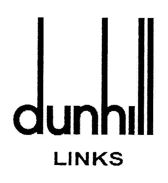 Mẫu nhãn hiệu dunhill LINKS