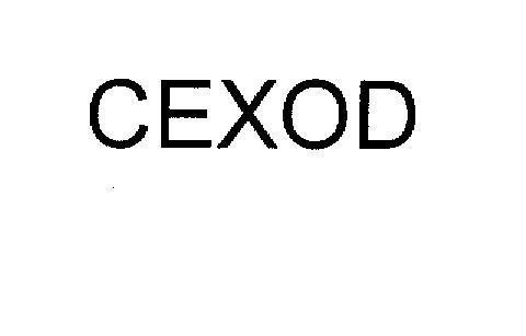 Mẫu nhãn hiệu CEXOD