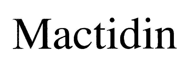 Mẫu nhãn hiệu Mactidin