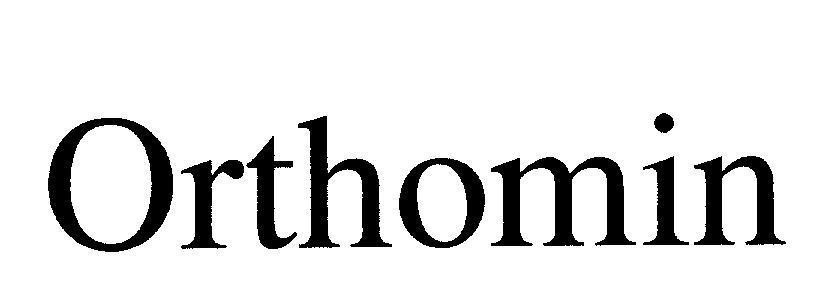 Mẫu nhãn hiệu Orthomin