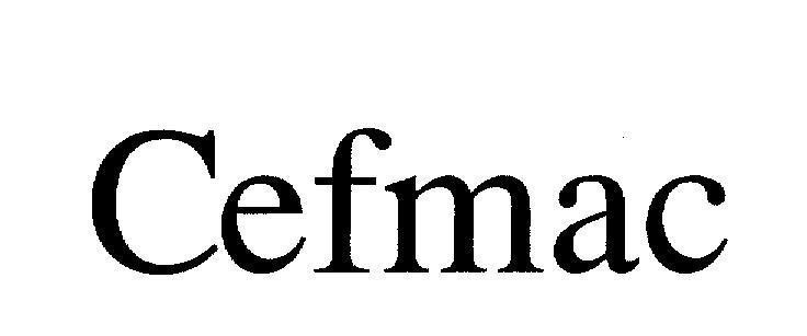 Mẫu nhãn hiệu Cefmac